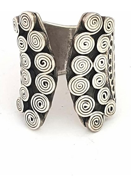 El işi tasarım ayarlanabilir gümüş yüzük fiyatları