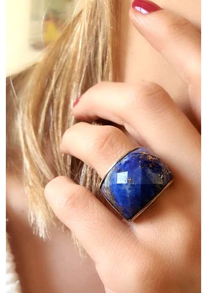 Lapis Lazuli Gümüş Yüzük