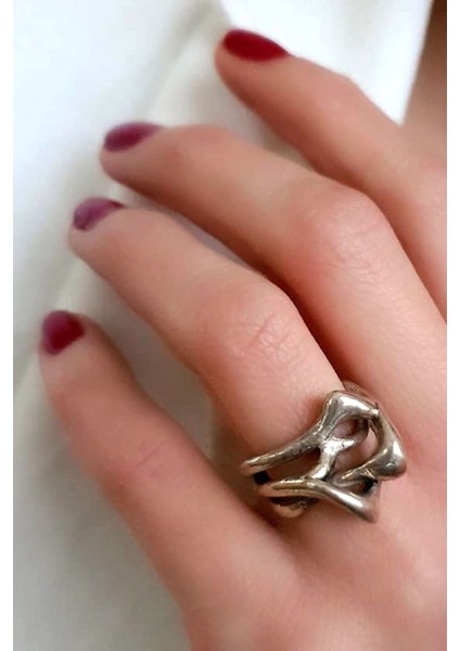 gümüş tasarım yüzük