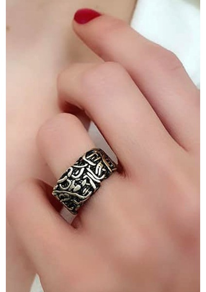 El işi tasarım gümüş yüzük