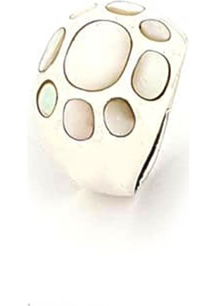 Sedef taşlı gümüş bombeli yüzük fiyatları