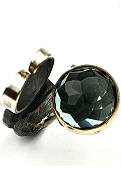 Renk değiştiren sultan taşı tasarım el isi ayarlanabilir gümüş yüzük modelleri