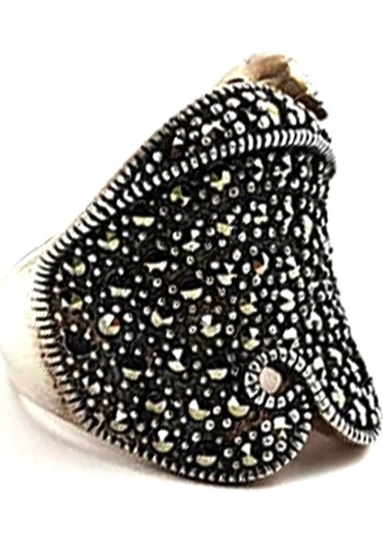 Markazit taşlı gümüş yüzük fırsatları