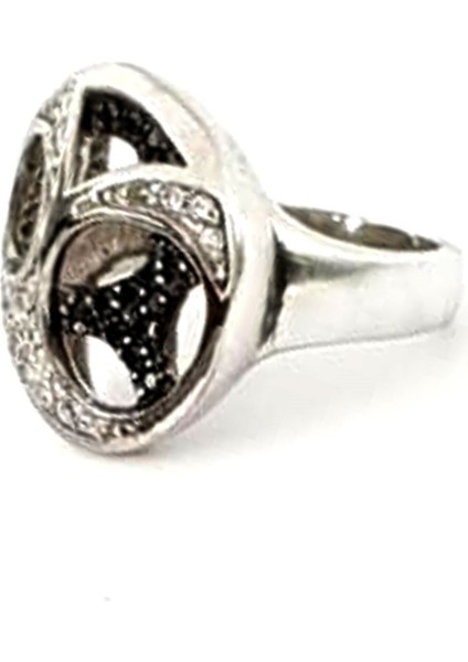 oniks zirkon taş detaylı italyan tasarımı gümüş lüks yüzük modelleri