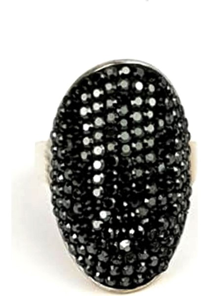 Swarovski Taşlı Gümüş Lüks Yüzük
