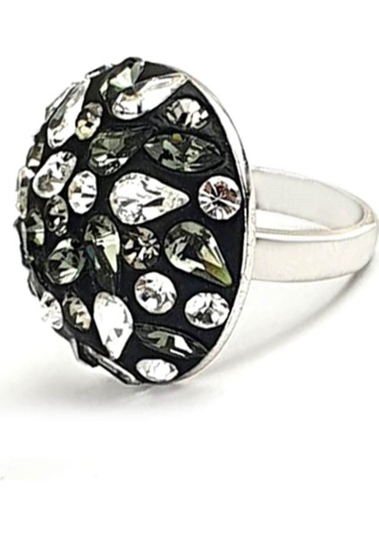Swarovski taşlı gümüş lüks yüzük fiyatları