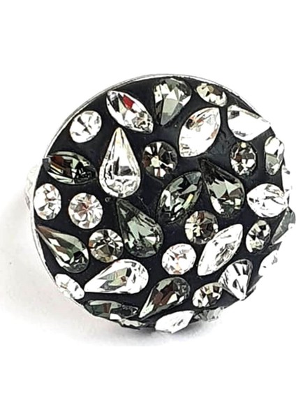 Swarovski taşlı gümüş lüks yüzük modelleri