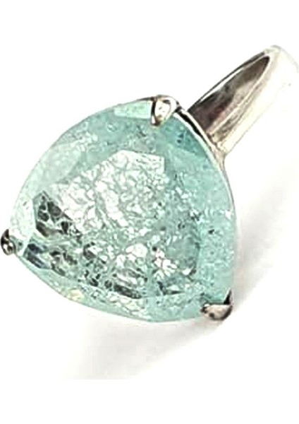 Kristal kuvars taşlı gümüş tasarım yüzük modelleri