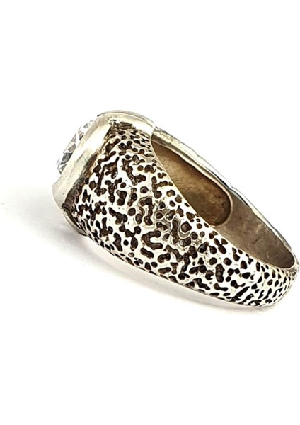 Zirkon Taşlı 925ayar Gümüş Tasarım El İşi Yüzük fiyatları