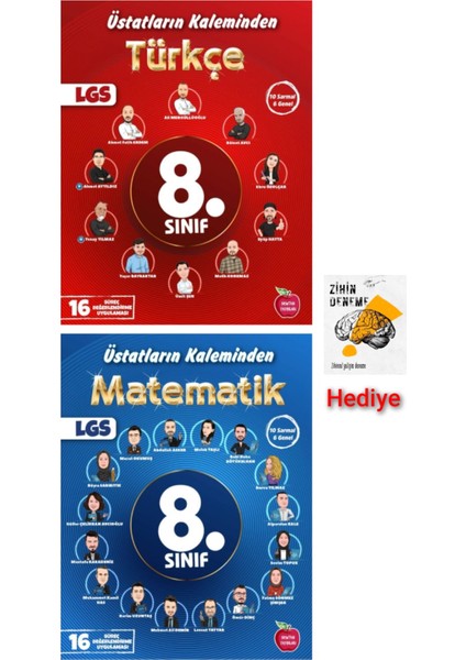 Newton 8.sınıf Üstatların Kaleminden Türkçe Matematik Deneme Lgs Hazırlık