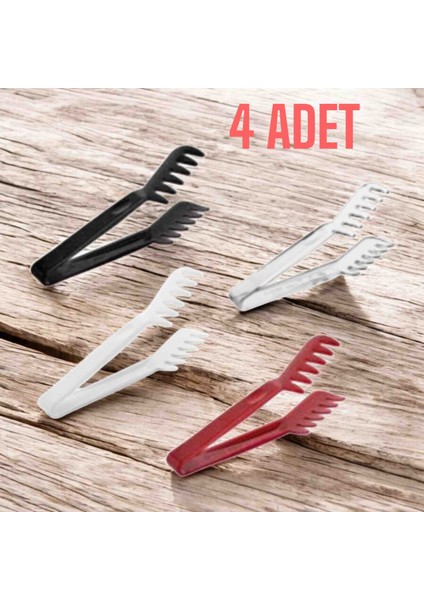 4 Adet 22 cm Polikarbon Plastik Salata, Et, Köfte, Tavuk, Makarna, Döner,patates Maşası ( 4 Aynı Yada 4 Ayrı Renk Olarak Gönderilir)
