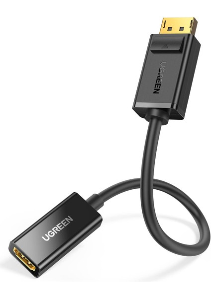 Display Port To HDMI 1080P Dönüştürücü Adaptör Siyah