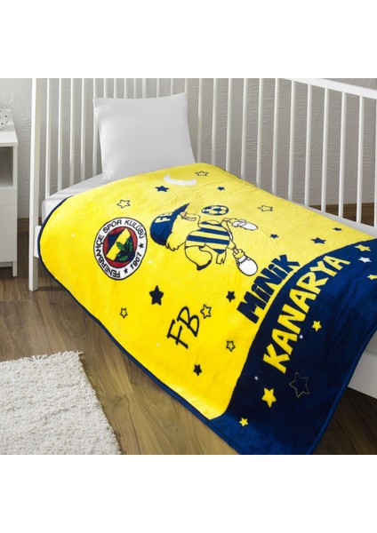 Lisanslı Fenerbahçe Klasik Baby Bebek Battaniye