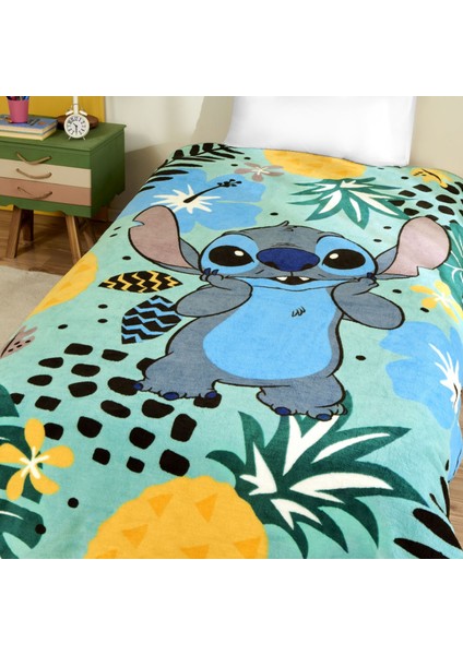 Lisanslı Disney Lilo&stitch Tek Kişilik Battaniye