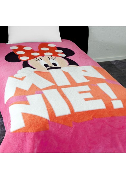 Lisanslı Disney Minnie Mouse Classic Tek Kişilik Battaniye