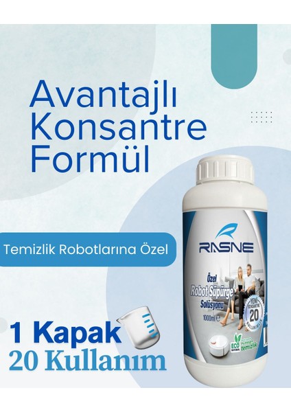 Konsantre Robot Süpürge Solüsyonu 1000 ml