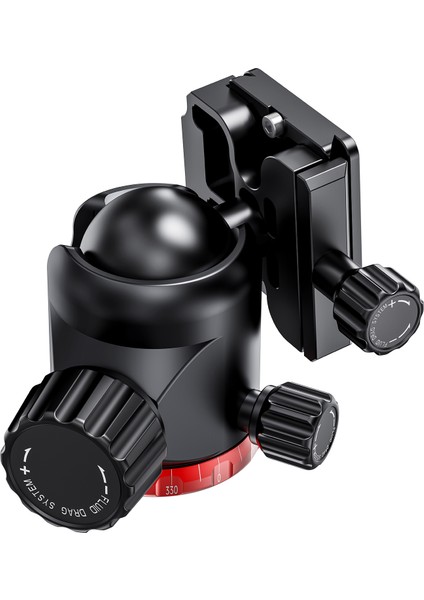 BE-36 Profesyonel Tripod Kafası | 12 kg Taşıma Kapasitesi | CNC Alüminyum | 360° Panoramik | Arca-Swiss Uyumlu modelleri