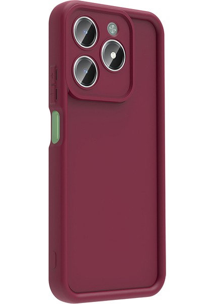 Realme C61 Kılıf Kamera Korumalı Mryn Ananas Kapak - Koyu Yeşil indirimleri