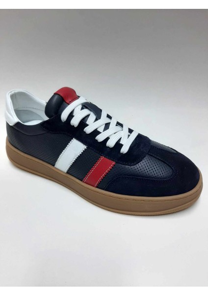 Deri Bağcıklı Lacivert Spor Casual Erkek Ayakkabı C-810185VTTO fiyatları