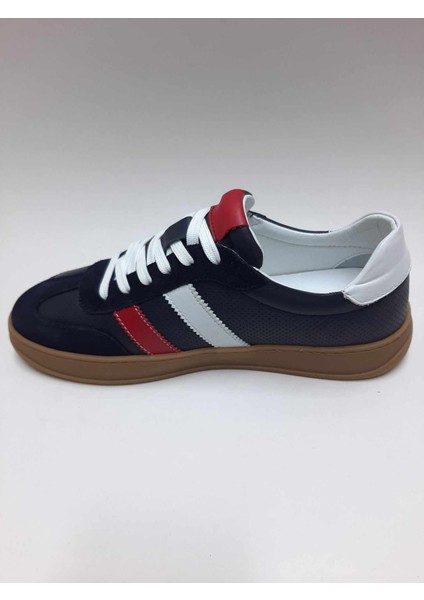 Deri Bağcıklı Lacivert Spor Casual Erkek Ayakkabı C-810185VTTO modelleri