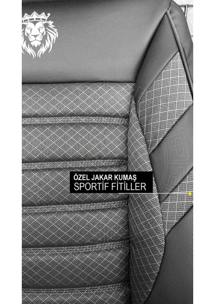 Oto Koltuk Kılıfı Lion Serisi Üniversal- 5 Koltuk Tam Set indirimleri