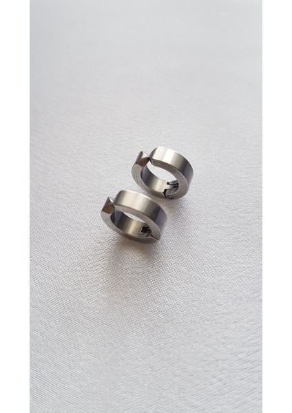 2 Çift Deliksiz Sıkıştırmalı Paslanmaz Çelik Erkek Küpe fiyatları