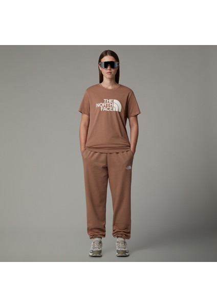 W Ss Relaxed Easy Tee Kadin Kahverengi Tshirt NF0A8A6GAIA1 modelleri