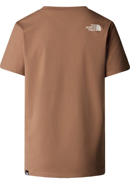 W Ss Relaxed Easy Tee Kadin Kahverengi Tshirt NF0A8A6GAIA1 indirimleri
