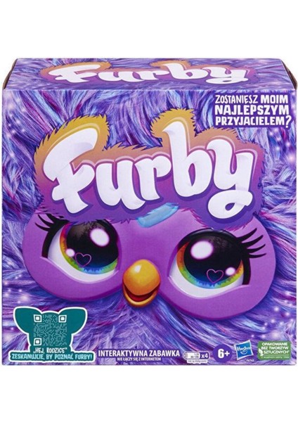Furby Mor Interaktif Peluş F6743 1 Adet