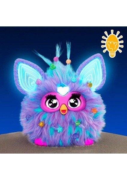 Furby Mor Interaktif Peluş F6743 1 Adet