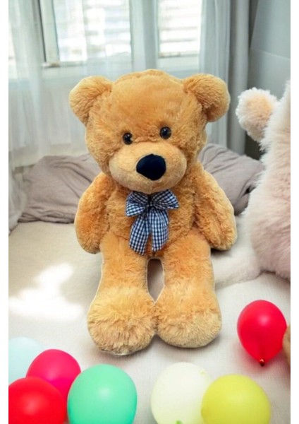 Sevimli Peluş Turuncu 75 cm Ayı Oyuncak Ayıcık En Güzel Hediyeler 1 Adet