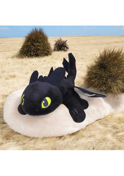 Ejderhanı Nasıl Eğitirsin 35 cm Dişsiz Ejderha Yumuşak Peluş Oyuncak 1 Adet