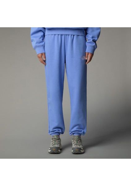 W Essentıal Relaxed Straıght Jogger Kadin Mavi Eşofman Altı NF0A8C1G0YI1