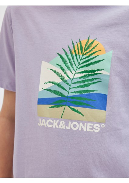 Jack Jones Jjbarbados Tee Ss Crew Neck Jnr Çocuk Mor Tshirt 12269841-19 indirimleri