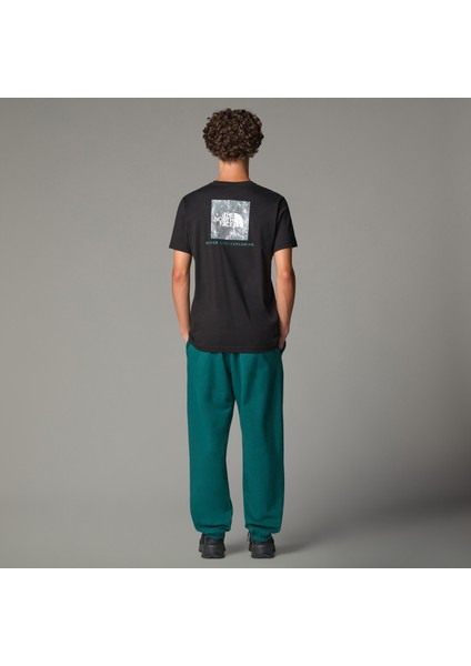 M S/s Box Nse Taılgrıd Infıll Tee Erkek Siyah Tshirt NF0A8C4U9431 modelleri