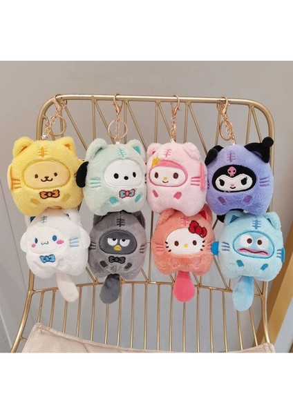 1 Adet Sevimli Sanrio Kawaii Peluş Bebek Araba Çanta Süsü Anahtarlık 1 Adet fiyatları