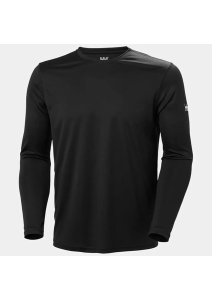 Helly Hansen Hh Tech Crew Ls 2.0 Uv Üst Erkek Antrasit Tshirt HHA.49582-HHA.980