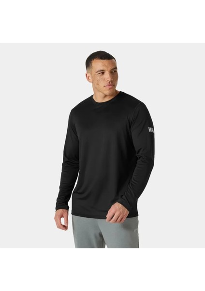 Helly Hansen Hh Tech Crew Ls 2.0 Uv Üst Erkek Antrasit Tshirt HHA.49582-HHA.980 modelleri