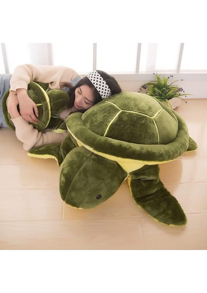 Caretta Caretta Deniz Kaplumbağası Peluş Oyuncak Minder Yastık Uyku Arkadaşı Jumbo 50 cm 1 Adet