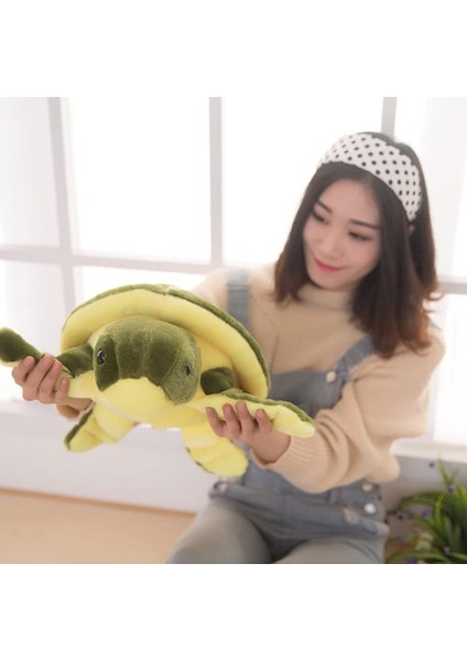 Caretta Caretta Deniz Kaplumbağası Peluş Oyuncak Minder Yastık Uyku Arkadaşı Jumbo 50 cm 1 Adet modelleri