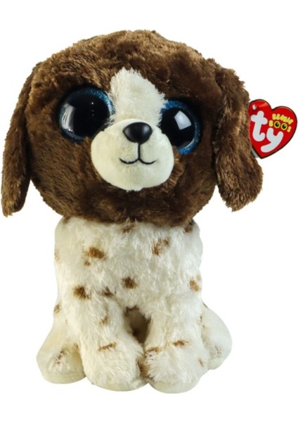 Ty Muddles Beanie Boo Kahverengi Beyaz Köpek 15 cm 1 Adet