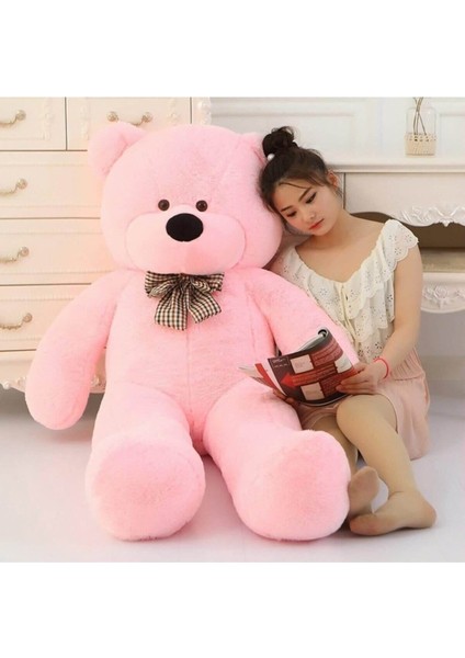 160 cm Papyonlu Peluş Ayı-Dev Boy-Sevgiliye Özel Hediye - % 100 Yerli 1 Adet