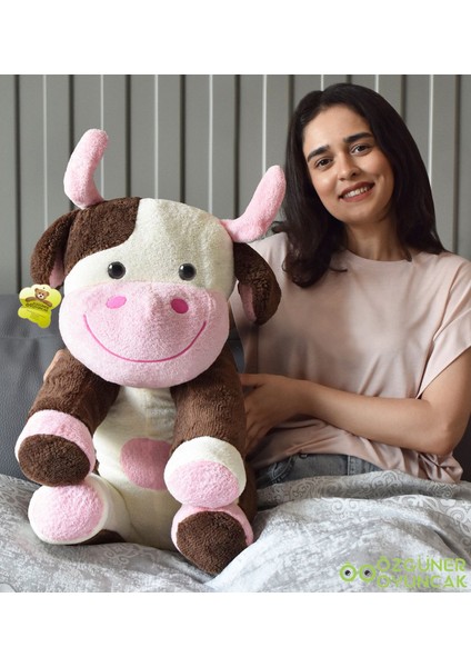 Yumuşacık Oturan Inek Peluş – En Tatlı Uyku Arkadaşınız 1 Adet