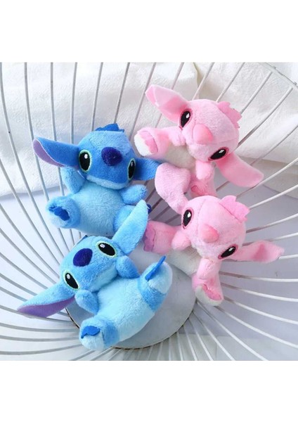 Yeni Stitch Sevimli Peluş Anahtarlıklar Çanta Aksesuarı Özel Karakterler Hediyelik Anahtarlık 1ADET 1 Adet fiyatları