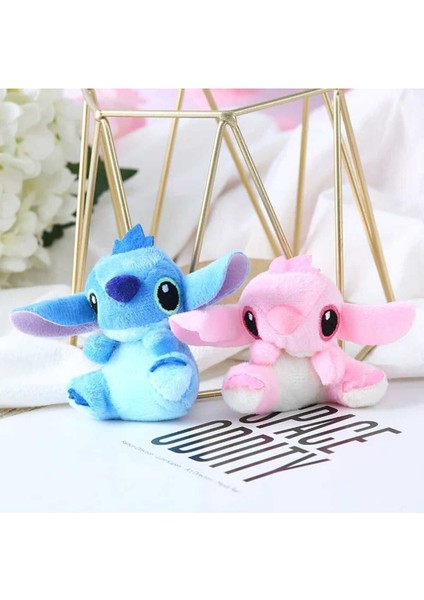 Yeni Stitch Sevimli Peluş Anahtarlıklar Çanta Aksesuarı Özel Karakterler Hediyelik Anahtarlık 1ADET 1 Adet modelleri