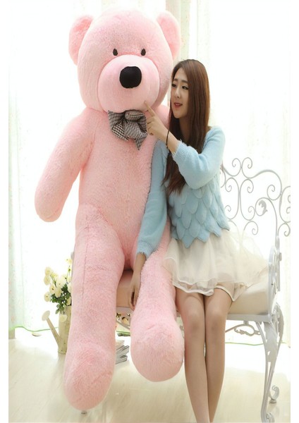 Kuki Oyuncak Pembe Peluş Ayı 160 cm 1 Adet
