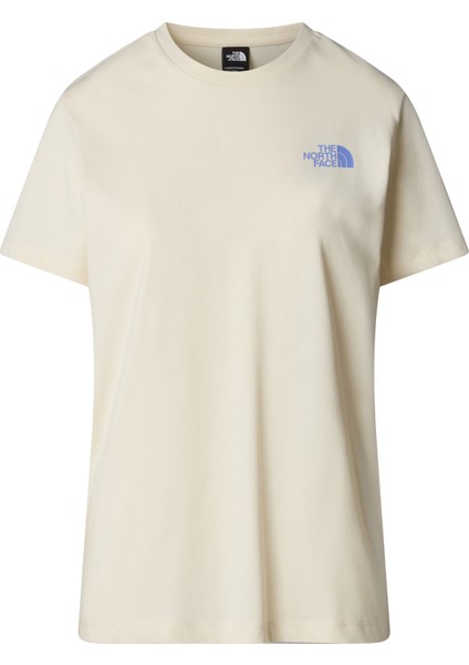 W S/s Box Nse Taılgrıd Infıll Relaxed Te Kadin Bej Tshirt NF0A8C4W9731 fırsatları