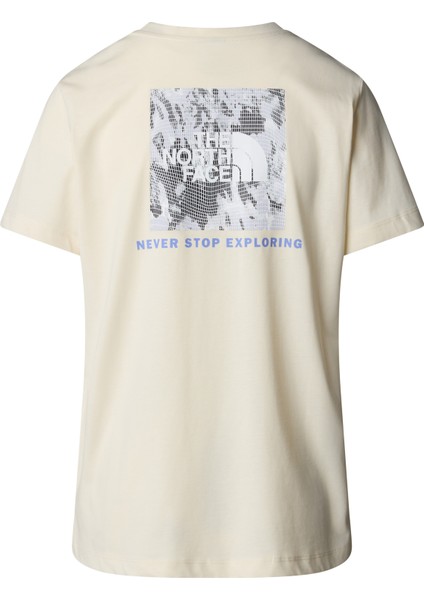W S/s Box Nse Taılgrıd Infıll Relaxed Te Kadin Bej Tshirt NF0A8C4W9731 indirimleri
