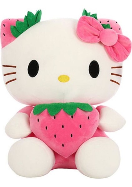 Hediye Hello Kitty Peluş 50 cm Özel Yapım Pembe/mor/kırmızı 1 Adet