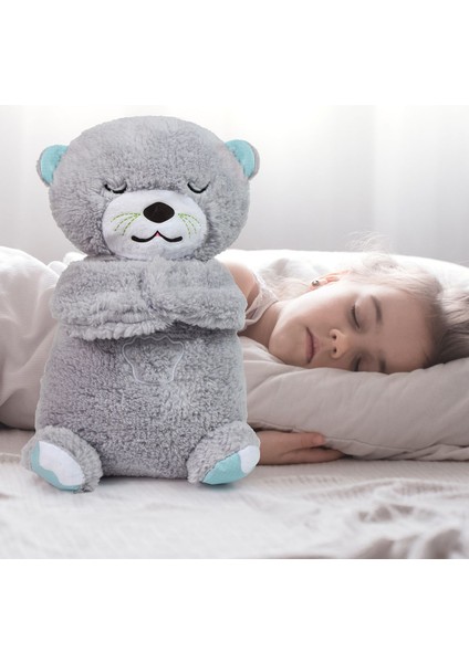 Bebek Uyku Arkadaşı: Nefes Alıp Veren Peluş Su Samuru Oyuncakla Uyku Zamanı Daha Huzurlu 1 Adet modelleri